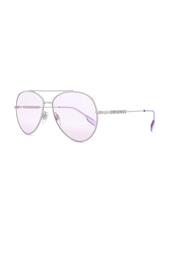 view 2 of 3 Aviator Sunglasses in Silver