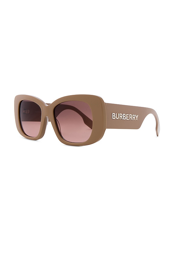 view 2 of 3 Square Sunglasses in Biscuit Beige