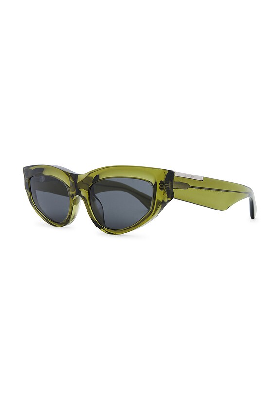 view 2 of 3 Cat Eye Sunglasses in Green