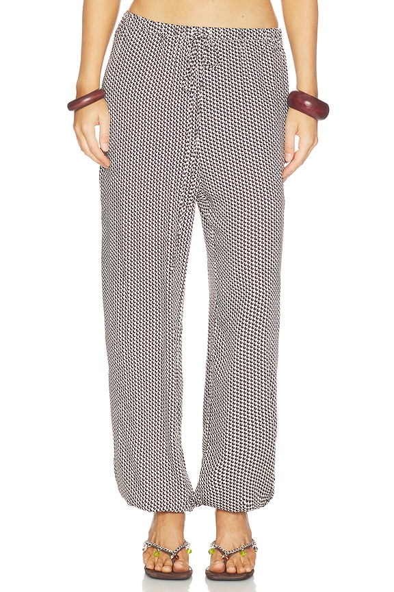 view 1 of 6 PANTALÓN SALEMA in Mocha Dot