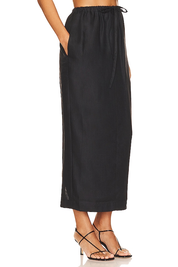 view 2 of 4 Delphi Cocoon Skirt in Black