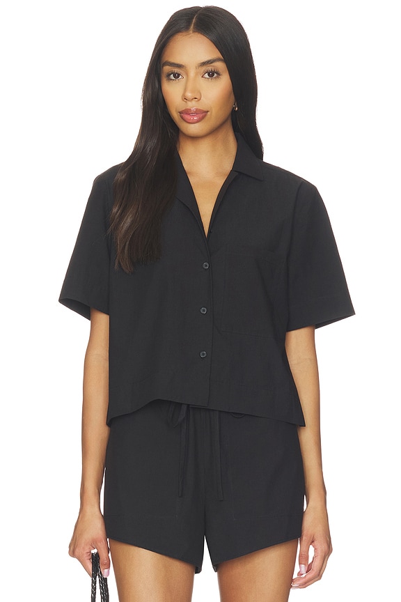 view 2 of 5 Kyoto Short Sleeve Shirt in Black