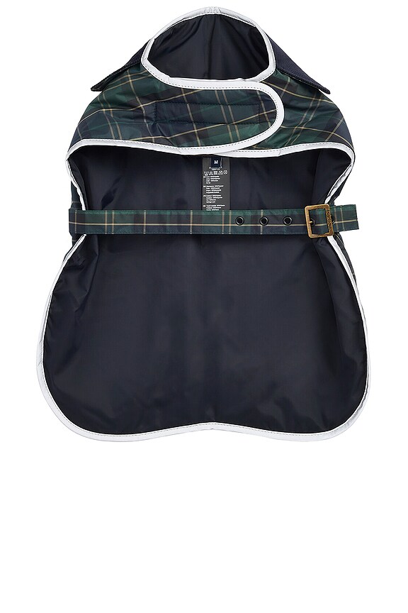 view 2 of 2 Wetherham Tartan Dog Coat in Green Loch Tartan