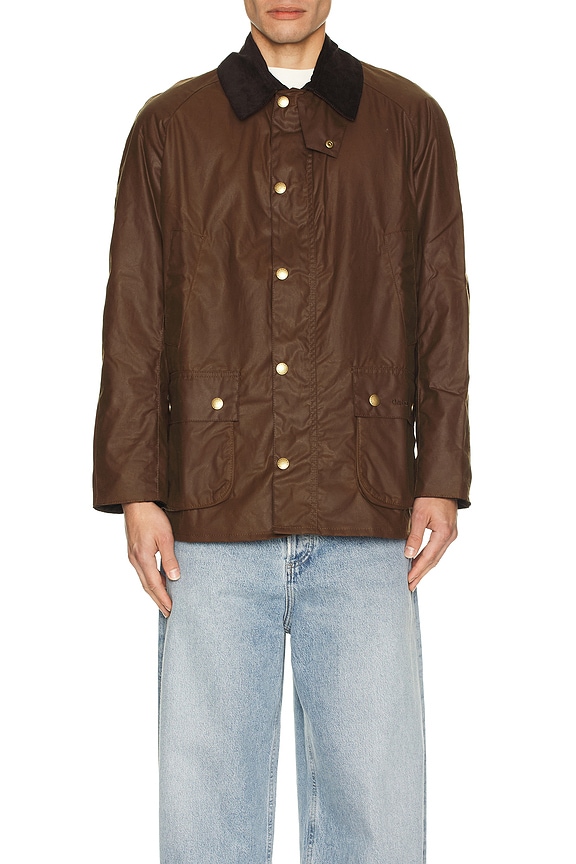 view 4 of 4 Ashby Wax Jacket in Bark