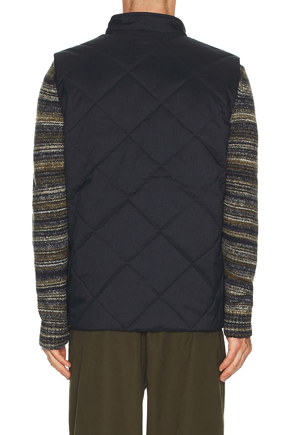 view 2 of 5 City Harrington Quilted Gilet Vest in Navy