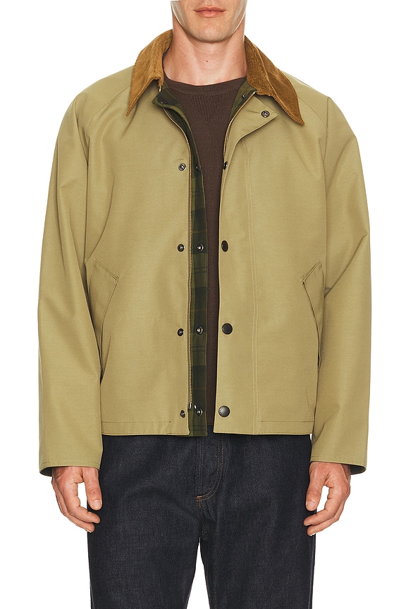 view 1 of 5 Reversible Jacket in Bleached Olive