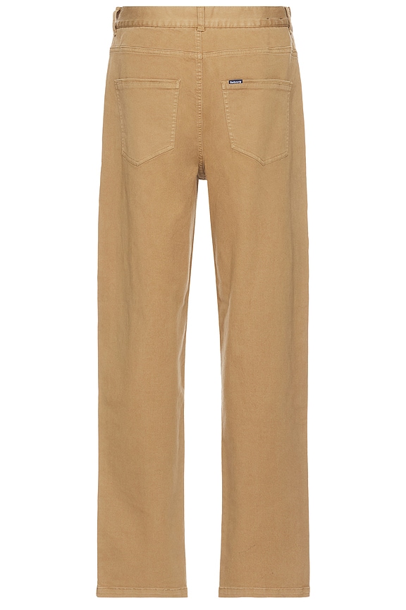 view 2 of 4 Washed Stretch Twill Regular Fit Trouser in Stone
