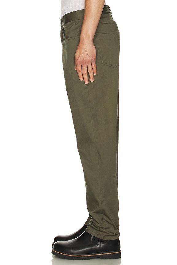 view 2 of 5 Lightweight Stretch Chino in Uniform Green
