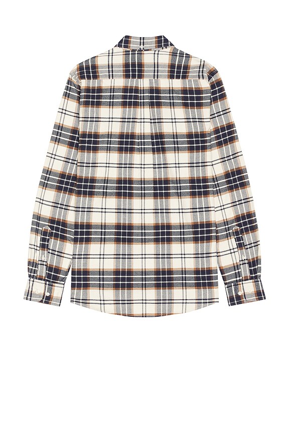 view 2 of 4 Portdown Tailored Checked Shirt in Ecru