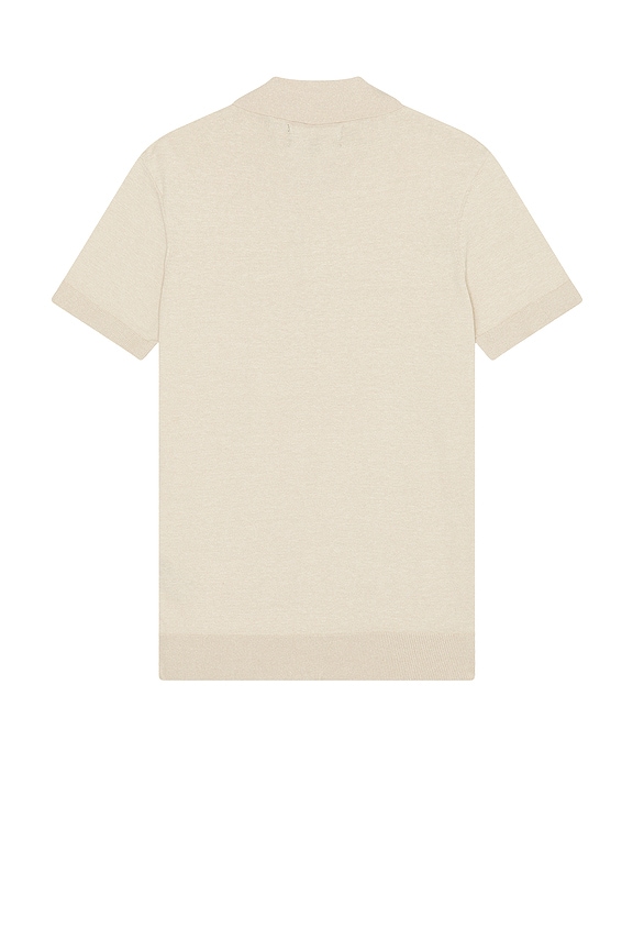 view 2 of 5 Buston Knit Polo in Antique White