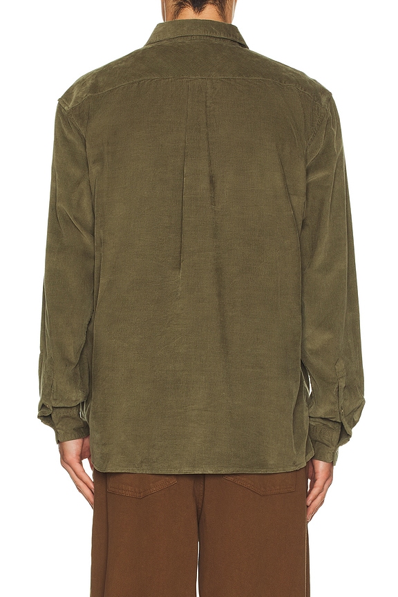 view 2 of 5 Bramside Relaxed Cord Shirt in Olive