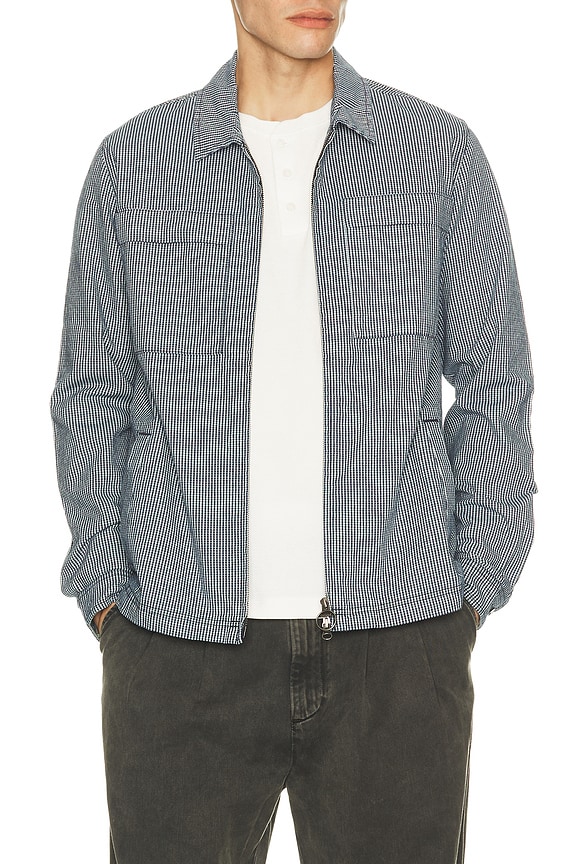 view 1 of 5 Willowburn Gingham Overshirt in Navy