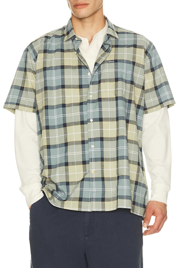 view 1 of 4 Gordon Summer Fit Shirt in Highland Lake Tartan