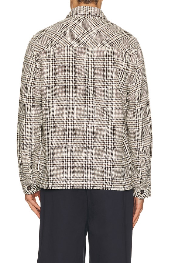 view 2 of 5 Alderney Houndstooth Overshirt in Whisper White