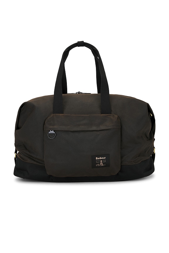view 2 of 8 Field Wax Holdall Duffle Bag in Olive & Black