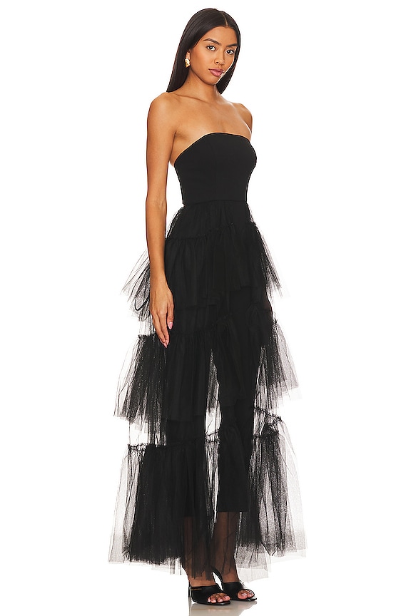 view 2 of 3 COMBINAISON VOLANTÉE in Black