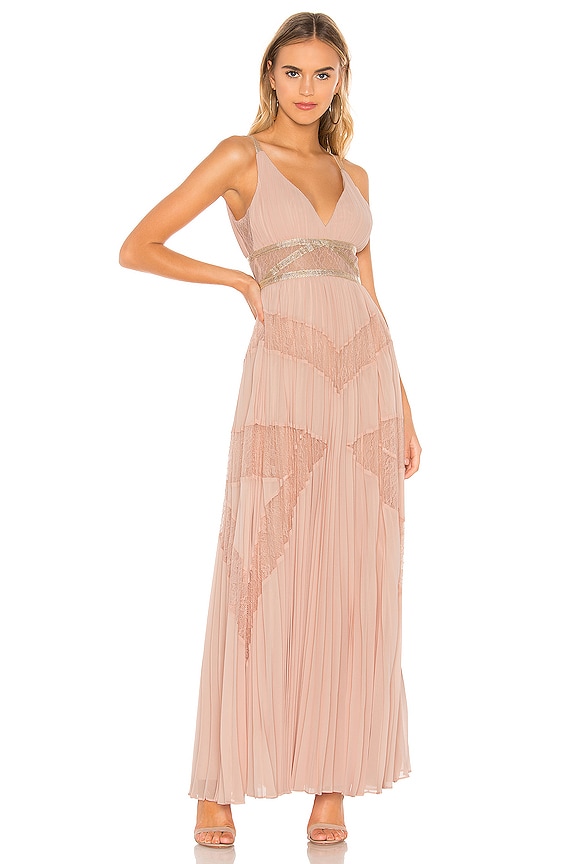 view 1 of 3 VESTIDO LARGO EVE in Bare Pink