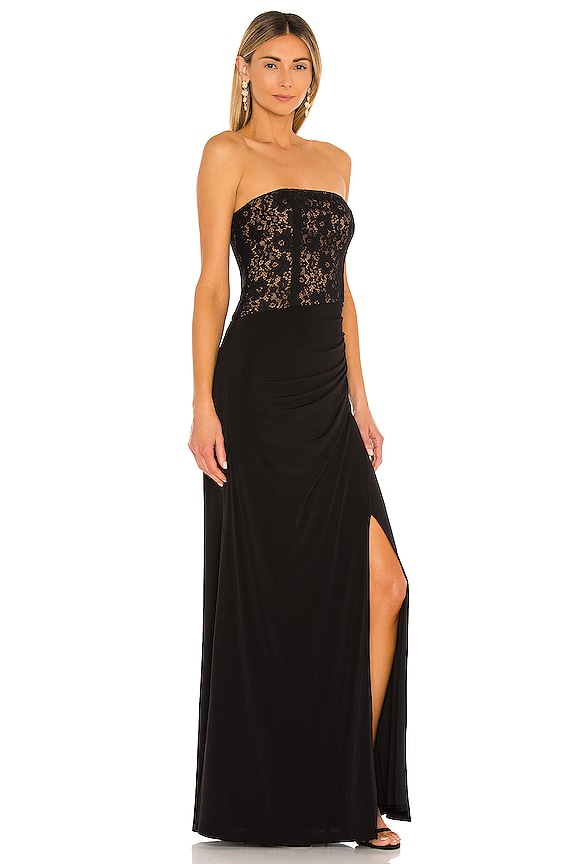 view 2 of 3 ROBE DE SOIRÉE in Black