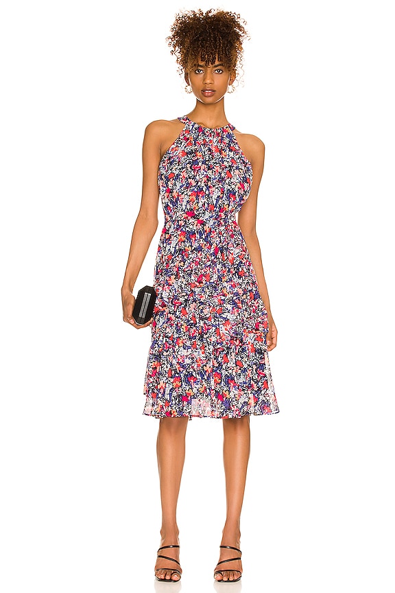 view 1 of 3 ROBE TIERED COCKTAIL in Painterly Carnation