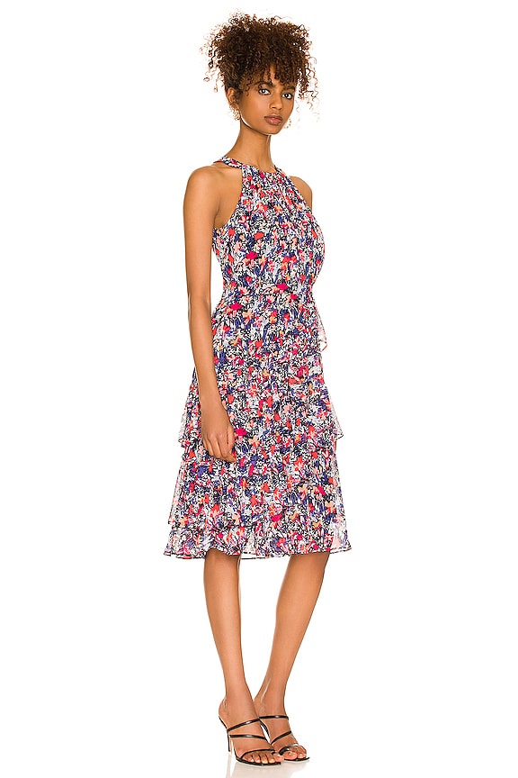 view 2 of 3 ROBE TIERED COCKTAIL in Painterly Carnation