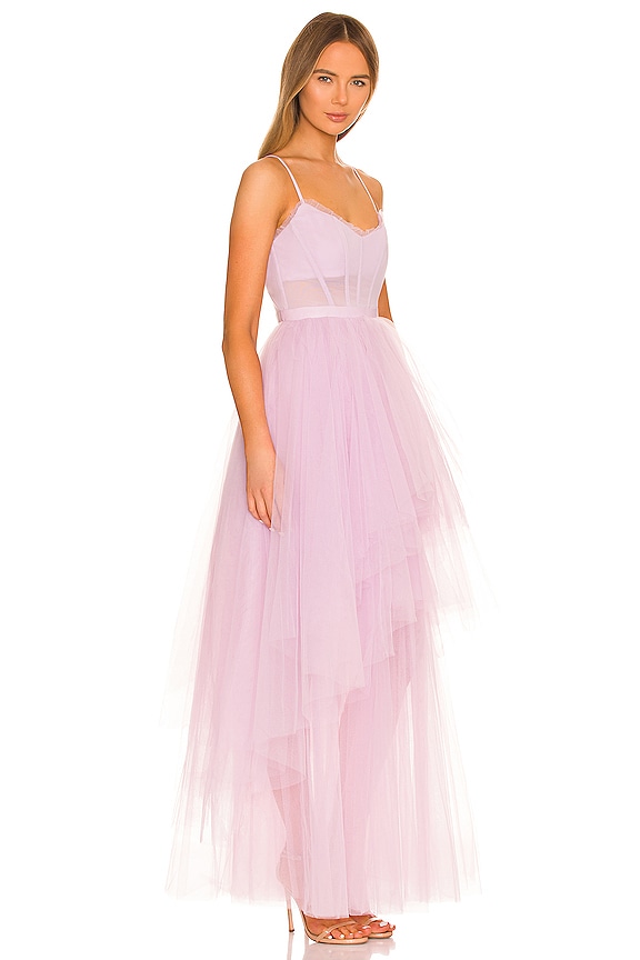 view 2 of 3 ROBE CORSET TIERED GOWN in Fair Orchid