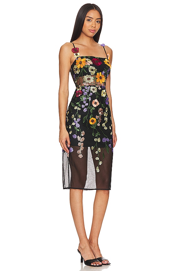 view 2 of 4 Short Evening Dress in Black Combo