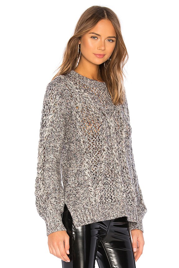 view 2 of 4 Open Stitch Cable Pullover in Multi