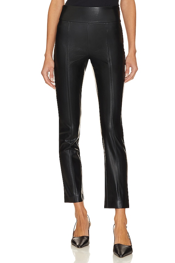 BCBGMAXAZRIA Leather Pant in Black | REVOLVE