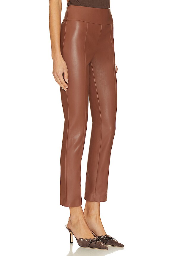 view 2 of 4 Leather Pant in Caramel