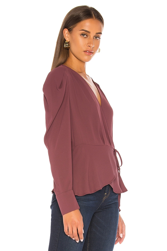 view 2 of 4 Wrap Blouse in Sassafras