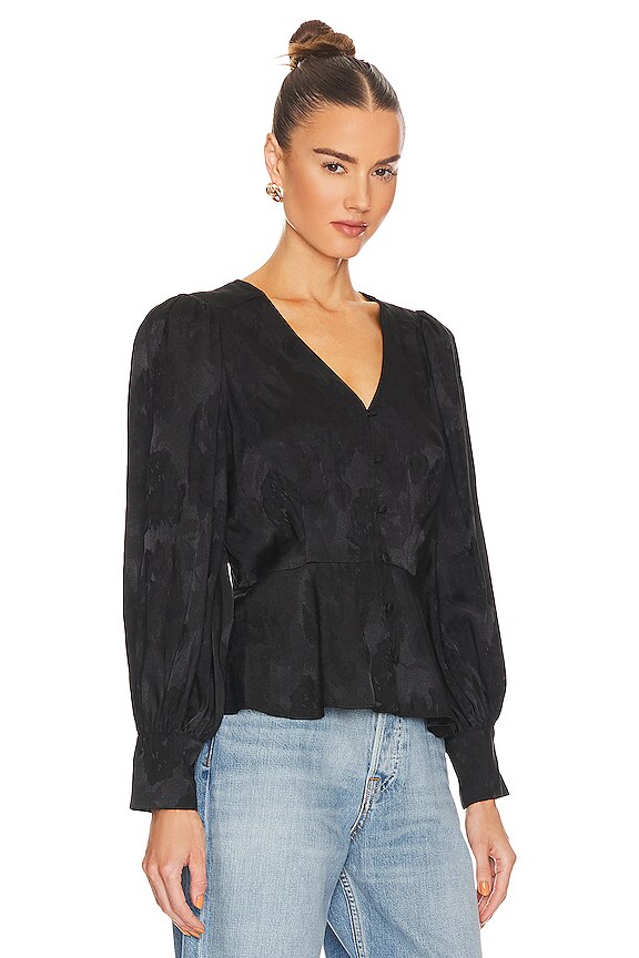 view 2 of 4 BLUSA WOVEN in Black