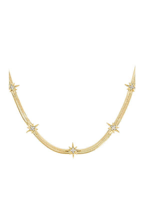 view 2 of 2 Five Star Necklace in Gold
