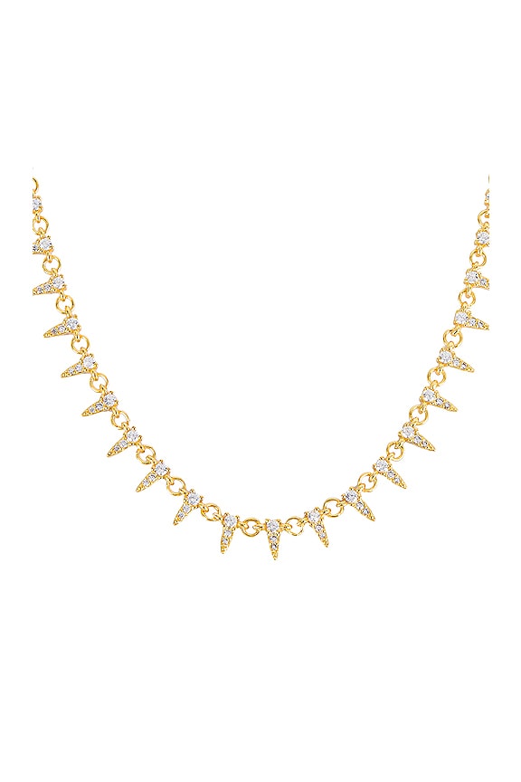 view 2 of 2 Maddie Spike Necklace in Gold