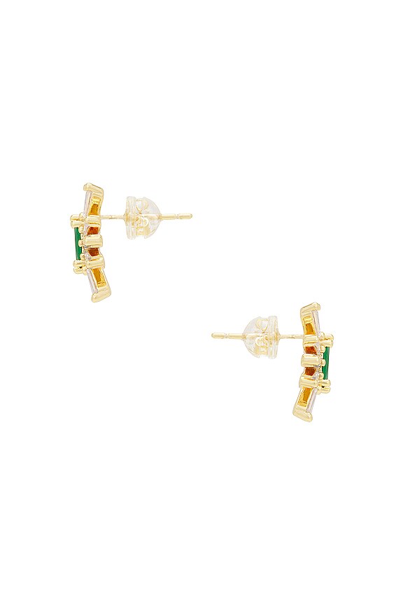 view 2 of 2 Esmeralda Studs in Gold