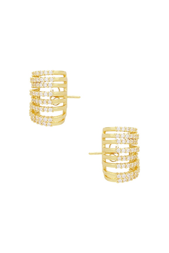 view 2 of 2 Carlton Ear Cuff in Gold