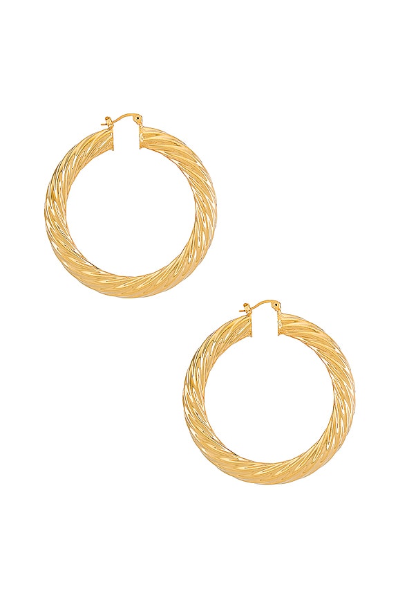 view 2 of 3 СЕРЬГИ-КОЛЬЦА MILAN in Gold