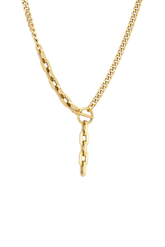 view 2 of 2 York Lariat Necklace in Gold