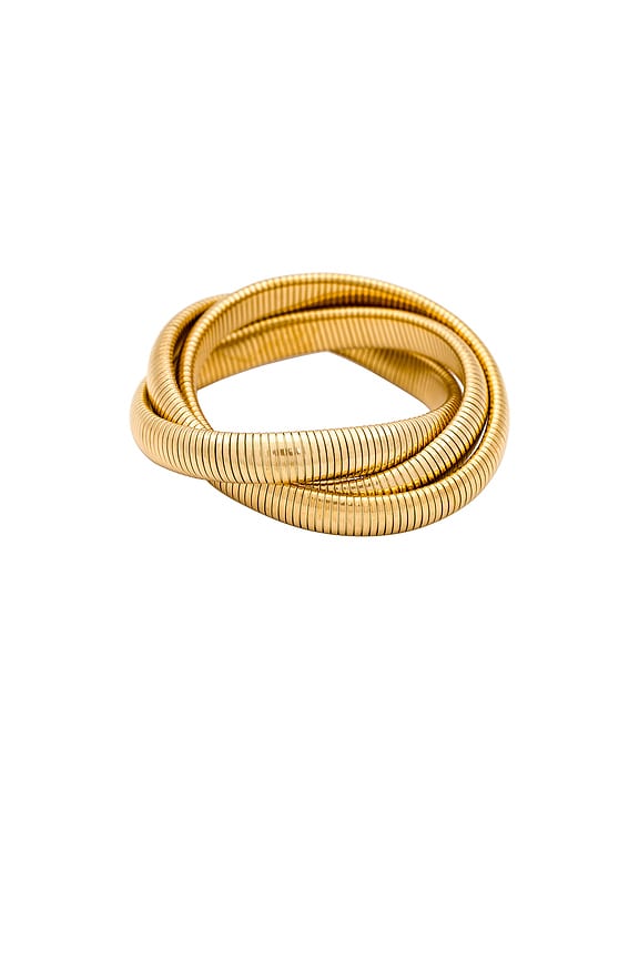 view 2 of 2 She's Bossy Bracelet in Gold