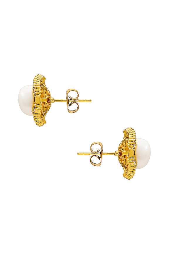 view 2 of 2 Kate Pearl Earring in Pearl