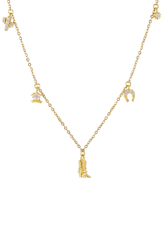 view 2 of 2 The Western Necklace in Gold