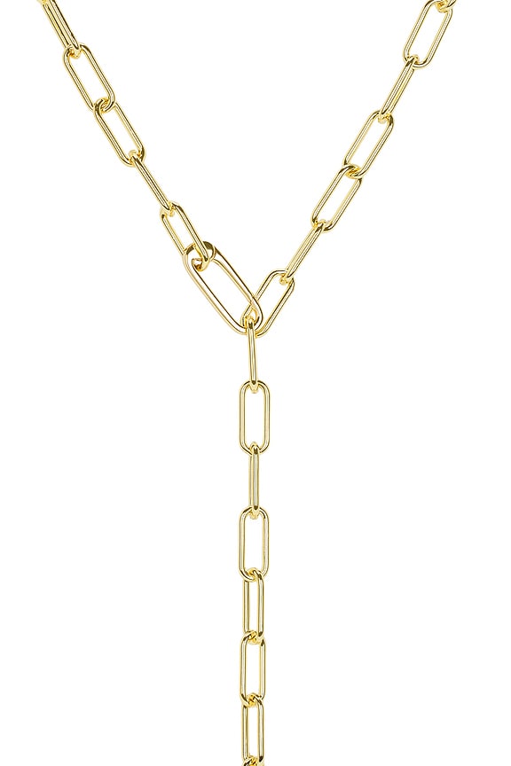 view 2 of 2 Kayla Long Lariat Chain in Gold