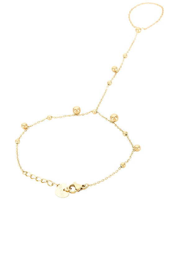 view 2 of 2 Bella Hand Chain in Gold