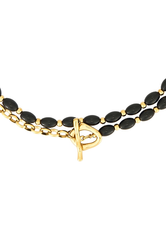view 2 of 2 Catalina Necklace in Black Agate