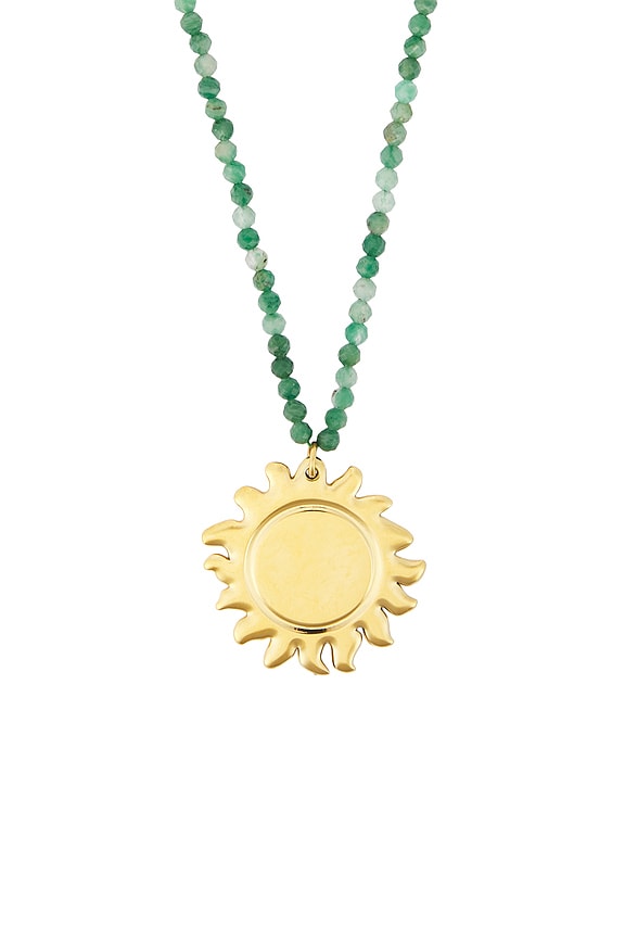 view 2 of 3 Sunny Isles Necklace in Gold Green