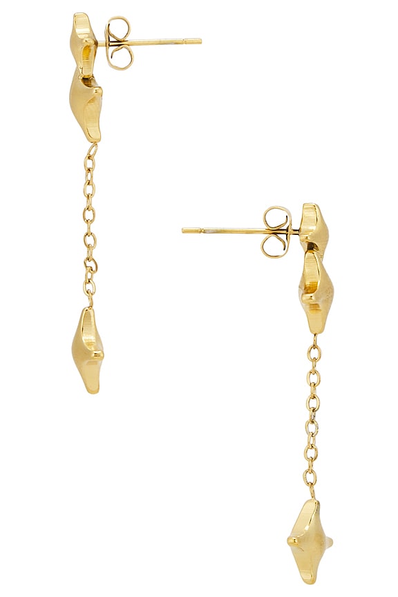 view 2 of 2 Vesper Drop Earrings in Gold