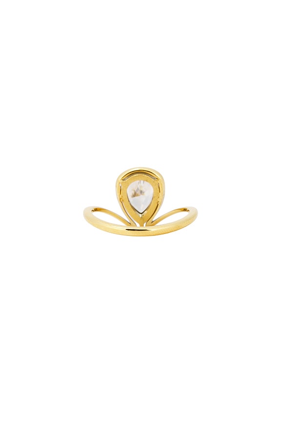 view 2 of 3 Gemma Ring in Gold