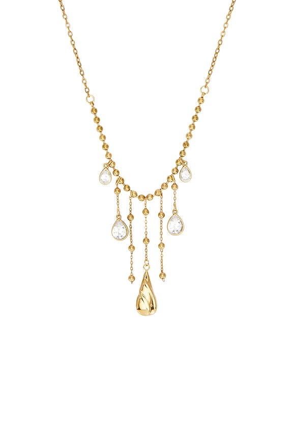 view 2 of 3 Nori Necklace in Unique Color & Gold in Unique Color & Gold 001