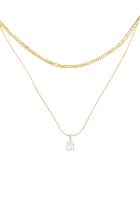 view 2 of 3 Radiance Necklace in Unique Color & Gold 001