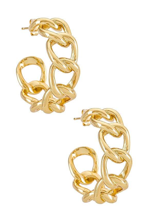 view 1 of 3 PENDIENTES SOLITAIRE in Gold