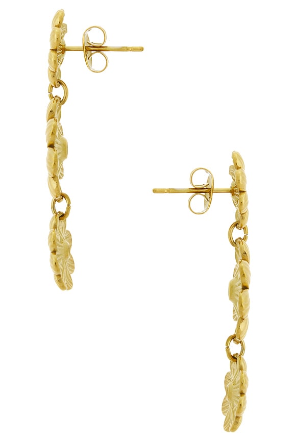view 2 of 2 Mya Earrings in Unique Color & Gold in Unique Color & Gold 001